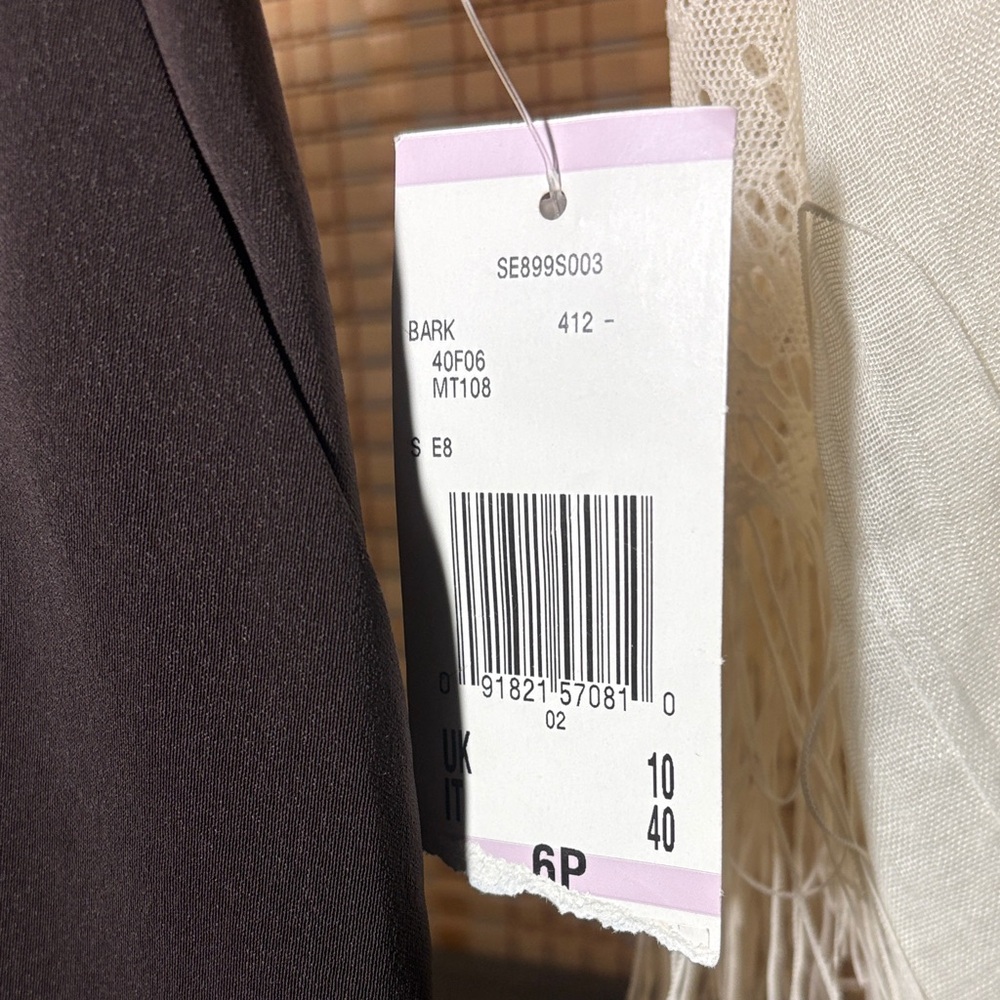 Ann Klein Petite Dark Chocolate Brown Women's Trousers - Picture 2 of 5
